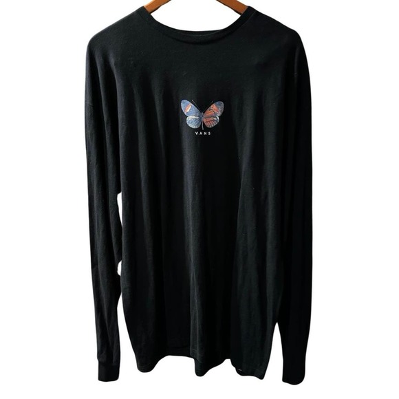 Vans Other - VANS Metamorphosis black Long Sleeve Tee Men's sz XL Black VN0A49RIBLK